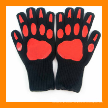 Best Price Steak Stones Safe Cute Bear Hand Oven Mitts Ideal For Barbecue High Heat BBQ Gloves Grilling Gloves